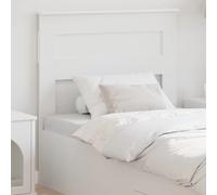 Headboard White Engineered Wood 78x7x100 cm Modern Minimalist Design Durable eco
