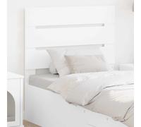 Headboard White Engineered Wood 93x3x100cm Modern Rectangular Minimalist Panels