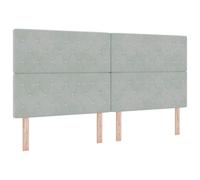 Headboard with Headboard Faux Leather Upholstered Bedroom Adjustable vidaXL