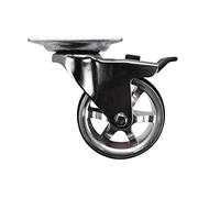 Headbourne 8295E Designer Casters 3 inch Machined Aluminum Mag Designer Caster, 4 Pack