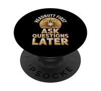 Headbutt First Ask Questions Later American Pygmy Goat PopSockets Adhesive PopGrip