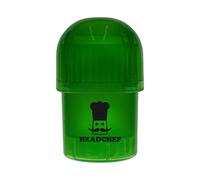Headchef Plastic POD Herb Storage & Grinder Combi, Green