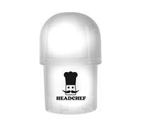 Headchef Plastic POD Herb Storage & Grinder Combi, White