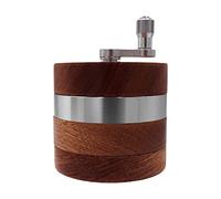 Headchef Woodsman 4 Piece Wood and Metal Herb Grinder, Metal Silver 62mm