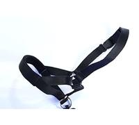 Headcollar Dog Halter/Training Head Collar Training Tool Dog, Head Harness to Stop Pulling on the Lead, Easy to Use, Padded Nose Band, Adjustable (6, Black)