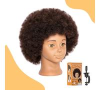 headdoll Mannequin Head Human Hair African Mannequin Head with 100% Human Hair Doll Head