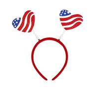 Headdress Independence Day Headwear For Patriotic Flags For Stall Market 4th July Headband Headwear Patriotic Hair Accessories Girls