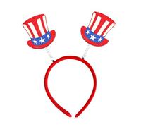 Headdress Independence Day Headwear For Patriotic Flags For Stall Market 4th July Headband Headwear Patriotic Hair Accessories Girls