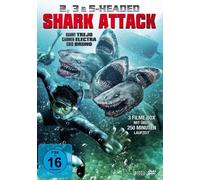 HEADED SHARK ATTACK BOX 2& 3 & 5 - TREJO,DANNY 3 FILME UNCUT EDT DVD NEW