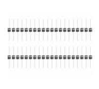 Headerbs 100 Pcs 6A10 Rectifier Diode, 1000V 6A Axial Lead | Silicon Junction Diode Pack, 1000V Repetitive Peak Reverse Voltage, R-6 Molded Plastic Case, UL 94V-0 Flame Retardant, for