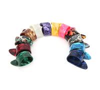 Headerbs 12Pcs Guitar Thumb Picks, Celluloid Finger Picks for Guitar Banjo Ukulele, with Glossy Finish for Comfortable Wear and Beautiful Sound