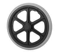 Headerbs 14 Inch Wheelchair Wheel Replacement with 6001 Bearing, 350x30mm | Fits 12mm Axle, Textured Non-slip Surface, Explosion-proof Design, Low Noise for Walkers and Mobility Aids