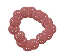 Headerbs 5in Disc Sandpaper Set, Variety Flocking Grinding Discs, 100pcs 10 Kinds Grits for Wood, Metal, Stone Work