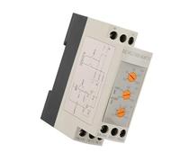 Headerbs Adjustable DC Overvoltage, Undervoltage Protector Relay with Modular Structure, Real Time Monitoring for DC Motor, Battery,UPS Industrial Control System, Action Delay, LED (DC48V)