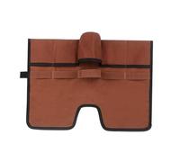 Headerbs Bartender Kit Bag Canvas Folding Roll Carry Case Portable Cocktail Tool Storage 45 X 31.5cm Waxed Strap Compact 22 X 12cm for Bartending Parties Camping Trips (Brown)