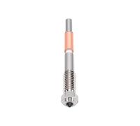 Headerbs Bimetallic Quick Swap Nozzle Ceramic Throat for QIDI Plus 4 | Hardened steel construction, 370°C max temp, heat creep reduction, clog-free extrusion, PA PC ABS ASA filament compatible