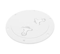 Headerbs Boat Inspection, 9 Inch Round Nylon Deck Plate | Marine Access Cover, Nylon, Deck Traction, Watertight Seal, 6mm Mounting Holes, Boats Yachts RVs, Saltwater