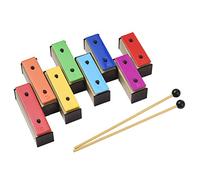 Headerbs Color Xylophone Glockenspiel Keyboardinstruments Metal Plates Music Perception Easy to Assemble and Carry Effective Learning Tool Home Entertainment Music Training