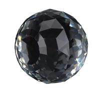 Headerbs Crystal Ball Prisms 1Pc Clear Cut Glass Faceted Maze Sphere 80MM 3.15in Home Hotel Decor Hardware Fittings