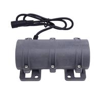 Headerbs DC 24V Vibration Motor Nylon Carbon Brush Electric Vibrating Motor 3800RPM with Adjustable Speed Adapter Double Eccentric Wheel for Massage Bed Chair Industrial Equipment (DC12V)