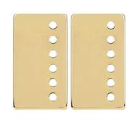 Headerbs Electric Guitar Pickup Shell Cover, Metal Guitar Pickup Cover 50mm 52mm for Guitars, Easy Replacement, Lightweight Design, Compatible with Various Guitars (Gold)