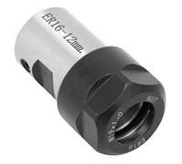 Headerbs ER16 Collet Block Chuck Holder, High Strength Metal Alloy ER16 Spindle Collet Block for Lathe Drill Milling Machine, 40mm Body Length with 6mm-16mm Axle Holes, Precision Tool for (12mm)