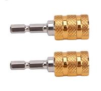 Headerbs Flat Drill Bit Adapter, High Carbon Steel Magnetic Converter for Drill Driver, Quick Bit Changes, Flexible Use in Tight Spaces, 6mm Hex Shank Compatibility