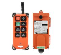 Headerbs Industrial Hoist Remote Control Glass Fiber Reinforced Nylon Hoist Radio Control System 100m Range IP65 8 Buttons 9 Points for Single Hook Crane Operators