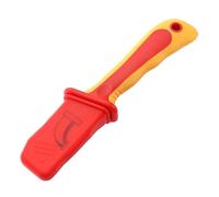 Headerbs Insulated Cable Stripping, 1000V VDE Bent Blade | IEC60900 Live Work Tool, Insulating Plastic Handle, Electrician Sheath Removal, Compact Portable