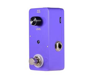 Headerbs Mini Looper Pedal Purple Guitar Loop Pedal with 5 Minute Looping Time 48K 24bit Tone Quality USB Interface for Electric Guitar Bass Practice Recording (Purple)