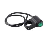 Headerbs Motorcycle Handlebar Switch, 12V 16A, 22mm Rainproof | Aluminium Alloy, Headlight and Fog Light Control, Green Indicator, Rainproof Road Use, 7/8 Inch Bar Fitment