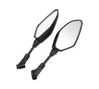 Headerbs Motorcycle Side Mirrors Adjustable Wide Angle Large Surface | Motorcycle Rear View, Black Shell, Adjustable Angle, Traffic Riding, MT-07 MT-09 Tracer 9 GT Fitment