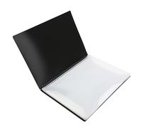 Headerbs Music Score Folder Plastic A4 Spiral Binding Sheet Music Organizer 20 Sheet Capacity 4 Page Expandable 12.6 X 9.4in for Home School Office Musicians Students (FB-02)