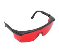 Headerbs PC Protective Glasses for All Direction Light Protection Adjustable Temple Safety Glasses with Red Lens for Cosmetology Operators and Hair Removal Treatments (Red)