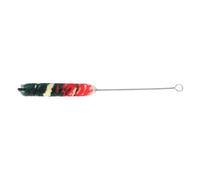 Headerbs Piccolo Cleaning Brush, Metal Handle Piccolo Cleaner with Cotton Tip, Bright Color Instrument Brush for Flute Care, Reaches Tight Areas for Students and Musicians
