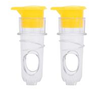 Headerbs Portable Lemon Squeezer Manual Citrus Juicer 2PCS Set ABS Material Compact Hand Juicer for Lemons Oranges Limes