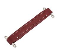Headerbs Rough Textured PU Leather Guitar Amplifier Handle, Heavy Duty Metal Reinforced Brownish Red Amp Handle with 4 Hole Design for Vintage Ampeg Speaker Cabinets