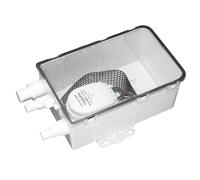 Headerbs Shower Sump Pump 12V 750GPH Automatic Drain System | ABS Housing, Marine Boat and RV Use, Built-in Switch, Cover, Check Valve, Bilge Drainage, 3/4in Outlet