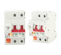 Headerbs Smart Circuit Breaker WiFi Enabled Remote Control Breaker Mobile APP Control for Home Automation Electrical System (2P 100A)