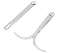 Headerbs Stainless Steel Calipers 6 Inch Inside Outside Calipers Measuring Tool Set Anti Rust for Inner Outer Diameter and Groove Width for Machinists Engineers Workshops