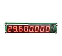 Headerbs Tester Module PLJ-8LED-H RF Signal Frequency Counter Cymometer for Transceiver Equipment and Conventional (Backlit font red)
