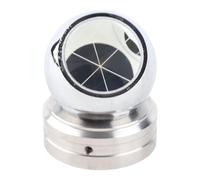 Headerbs Total Station Spherical Prism, K9 Glass Magnetic Base for High Precision Surveying, Ideal for Construction and Rail Projects - Diameter 25.4mm