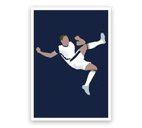 Headfuzz by grimboid shop Micky van de Ven - The goal line clearance - Tottenham Hotspur 1 Man Utd 0 - Europa League Final 2025 - Minimal Print Design (Various Sizes) (148 x 210mm - UK A5)
