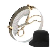 Headgear Sizing Ruler - Tailor Measure Stick, Crafting Fit Gauge, Quilting Circumference Rule, Hat Interior Measurer Kit | Extended Measurement Alignment With Stable Control For Sewing