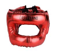 Headguard for Boxing, Kickboxing, Soft, for The Whole Face, Unisex, Adults, Head Protection for Martial Arts, Karate, Red