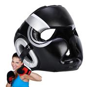 Headguard For Boxing- Padded Head Guard, Bòxing Hèad Gù Helmet | 4 Breathable And Comfortable: The Box̃ing Headgear Features Side Ear Openings, A Top Cross Design Ańd À Mesh Hood That Improve
