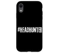 #Headhunter Minimalist Recruiter Hashtag Vintage Distressed Case for iPhone XR