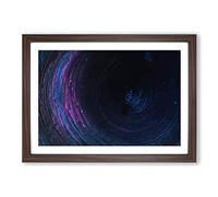 Heading Forward in Abstract Framed Print | A2 Walnut Framed Wall Art | Ready to Hang | Abstract Fantasy Picture | Living Room Bedroom Lounge Office