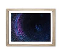 Heading Forward In Abstract Modern Art Framed Print | A4 Oak Framed Wall Art | Ready to Hang | Abstract Fantasy Picture | Living Room Bedroom Lounge Office