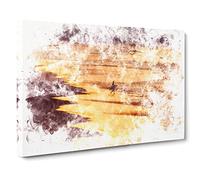 Heading Into The Surf Watercolour Canvas Print | Gallery Wrapped 30mm Frame Wall Art | 20x14 inches | Ready to Hang | Coastal Seascape Picture | Living Room Bedroom Lounge Office